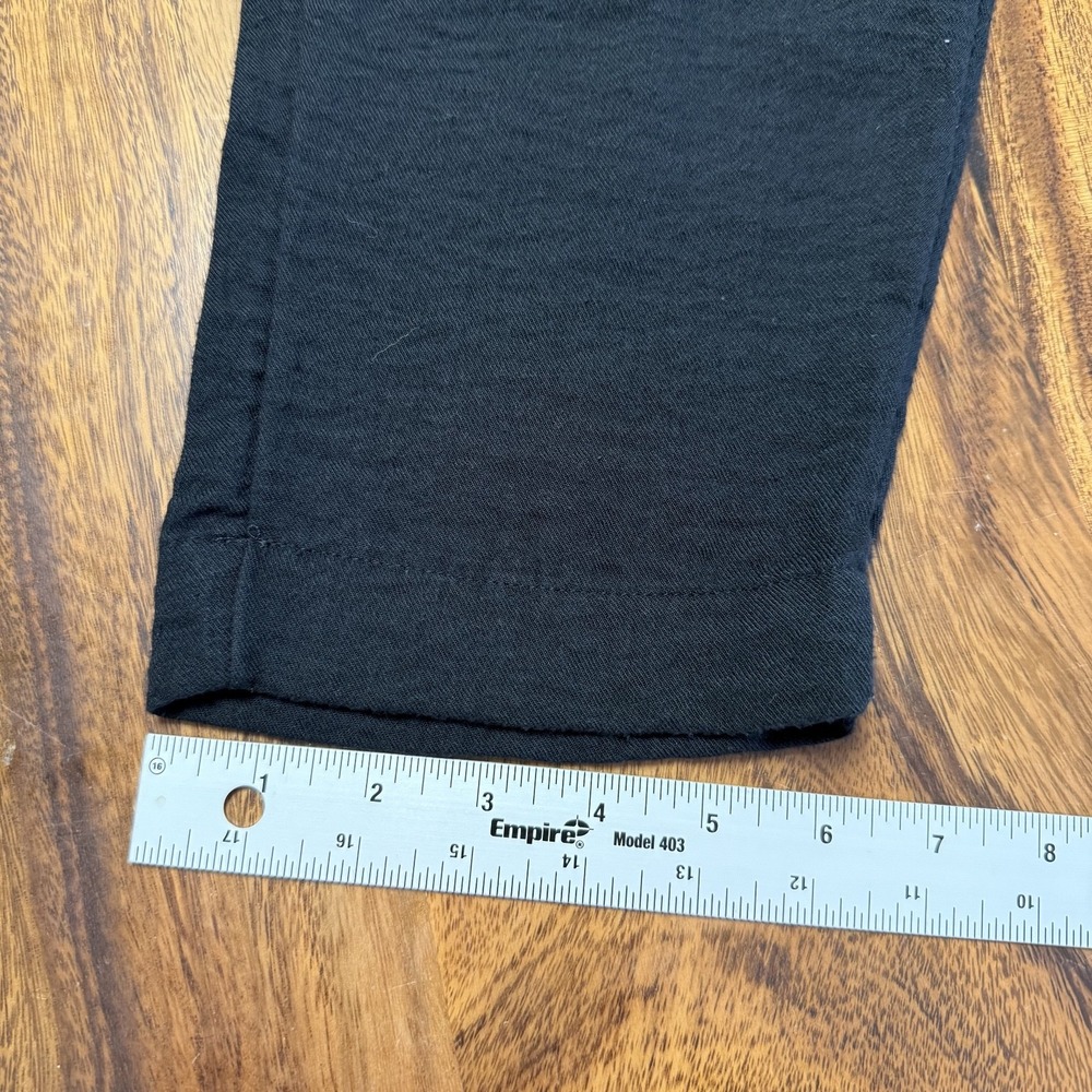 A New Day Pants‎ Women Small Black Pocketed Lightweight Tapered Casual 90s Look - Picture 4 of 11